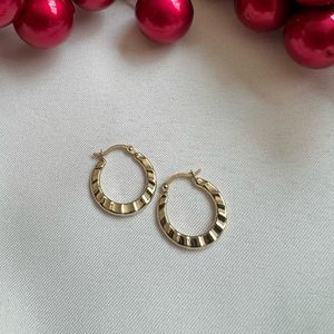 Gold Hoop Earrings